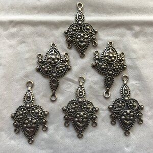 NWT Thai Silver Chandelier Earring Parts or Connectors